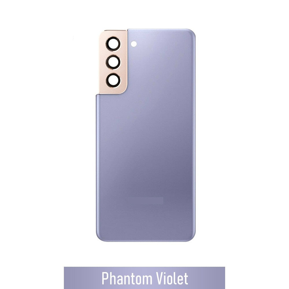 Red Rear Cover Glass For Samsung Galaxy S21-Phantom Violet Red Rear Cover Glass For Samsung Galaxy S21-Phantom Violet